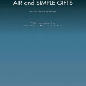 Quantité Limitée Hal Leonard Air and Simple Gifts