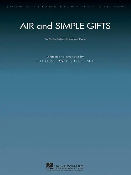 Quantité Limitée Hal Leonard Air and Simple Gifts