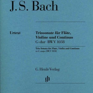 G. Henle Verlag Trio Sonata for Flute, Violin and Continuo BWV 1038 - Bach - Piano Quartet - Parts Nouvel Arrivage