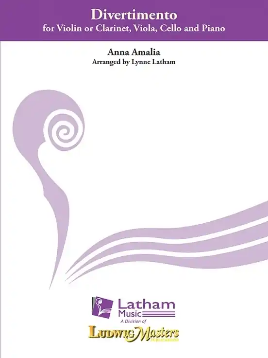 Latham Music Divertimento - Amalia/Latham - Piano Quartet - Score/Parts Acheter Direct