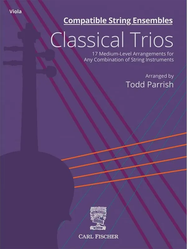 Carl Fischer Compatible String Ensembles Classical Trios - Parrish - Viola - Book Marque
