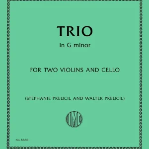 Super Prix International Music Company Trio in G minor - Borodin/Preucil/Preucil - String Trio (2 Violins/Cello)