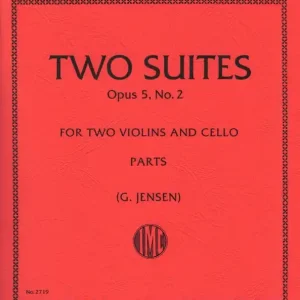 International Music Company Two Suites, Op. 5 No. 2 - Handel/Jenson - String Trio - Parts Set Top Vente