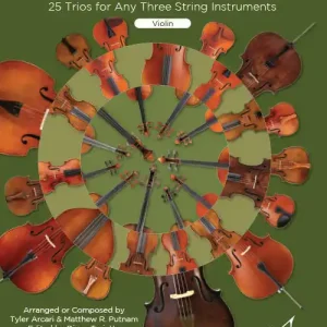 Excelcia Music Publishing Adaptable Trios for Violin - Arcari/Putnam/Traietta - Violin - Book Expédition Rapide
