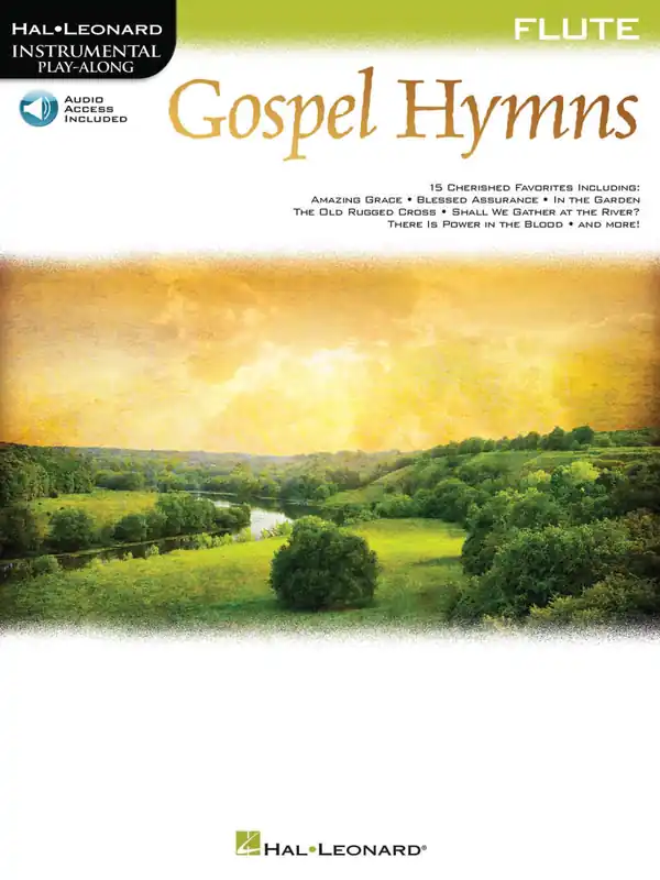 Paiement Sécurisé Hal Leonard Gospel Hymns for Flute Instrumental Play-Along - Book/Audio Online