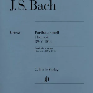 Meilleur Choix G. Henle Verlag Partita a minor BWV 1013 - Bach/Eppstein - Solo Flute - Sheet Music