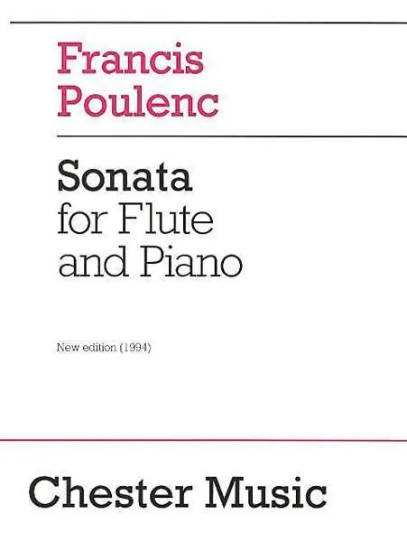 Nouvelle Collection Chester Music Sonata for Flute and Piano
