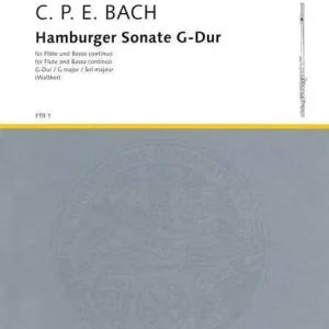 Schott Hamburger Sonata in G Major, Wq. 133 Achat Immédiat