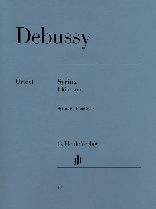 G. Henle Verlag Syrinx - La flute de Pan for Flute solo - Debussy/Heinemann - Sheet Music Must-Have
