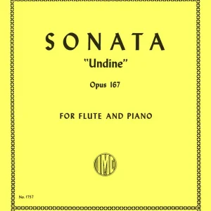Prix Promo International Music Company Sonata ‘‘Undine,‘‘ Opus 167 - Reinecke - Flute/Piano - Sheet Music