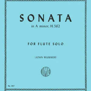 International Music Company Sonata in A minor - Bach/Wummer - Flute - Sheet Music Paiement Sécurisé