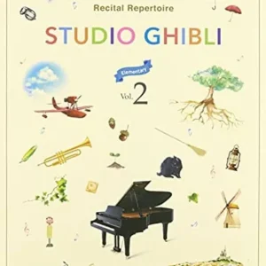 Zen-On Music Company Studio Ghibli, Recital Repertoire Book 2 - Elementary - Piano - Book Achetez Aujourd'hui