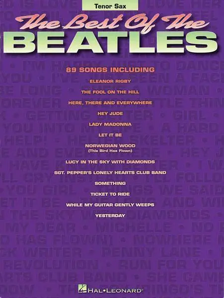 Solde Hal Leonard Best of the Beatles for Tenor Sax