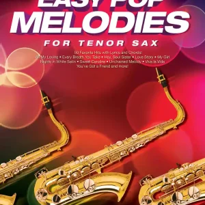 Hal Leonard Easy Pop Melodies - Tenor Sax - Book Vente Directe