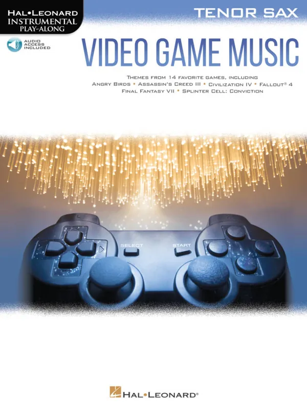 Retour Gratuit Hal Leonard Video Game Music Instrumental Play-Along - Tenor Sax - Book/Audio Online