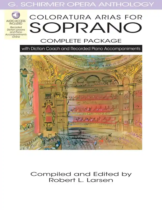 G. Schirmer Inc. Coloratura Arias for Soprano, Complete Package - Larsen - Book/Audio Online Prix Bas