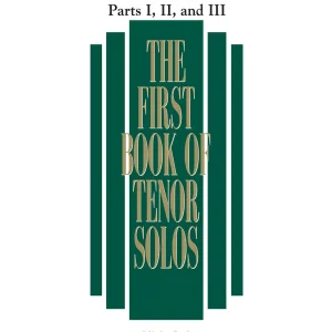 Affaire À Saisir G. Schirmer Inc. The First Book of Tenor Solos Complete, Parts I, II and III - Boytim - Tenor
