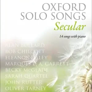 Super Prix Oxford University Press Oxford Solo Songs Secular - High Voice/Piano - Book/Audio Online