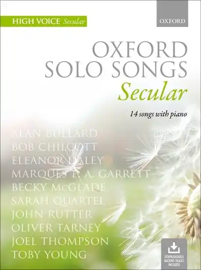 Super Prix Oxford University Press Oxford Solo Songs Secular - High Voice/Piano - Book/Audio Online