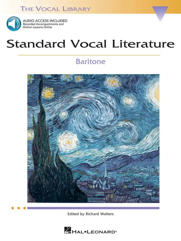 Hal Leonard Standard Vocal Literature An Introduction to Repertoire - Walters - Baritone Voice - Book/Audio Online Prix Choc