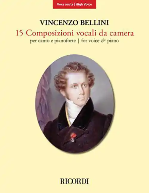 Ricordi 15 Composizioni Vocali da Camera - High Voice Expédition Rapide