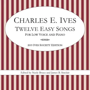 Hal Leonard Twelve Easy Songs - Ives - Low Voice/Piano Usine Directe