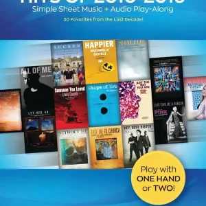 Hal Leonard Hits of 2010-2019 Instant Piano Songs - Book/Audio Online Usine Directe