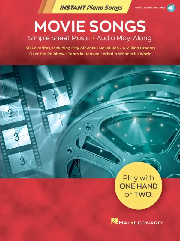 Hal Leonard Movie Songs Instant Piano Songs - Book/Audio Online Meilleur Prix