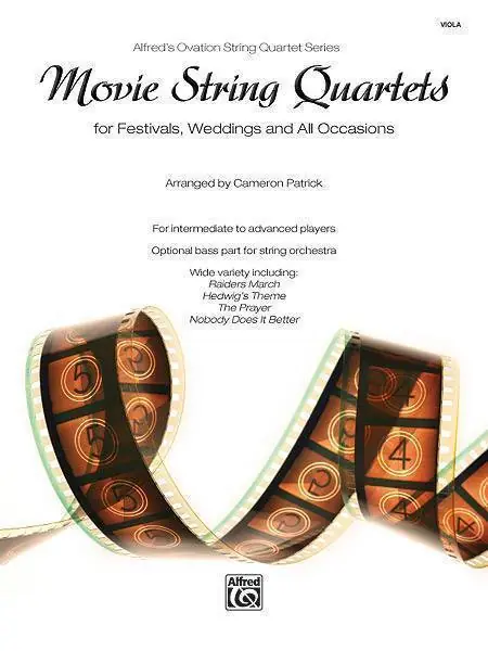 Top Vente Alfred Publishing Movie String Quartets for Festivals, Weddings, and All Occasions