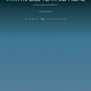 Hal Leonard With Malice Toward None (from Lincoln) - Williams - String Quartet Meilleure Vente