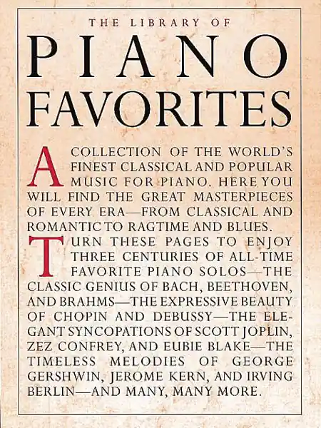 Wise Music Group Library of Piano Favorites - Appleby - Piano - Book Réduction