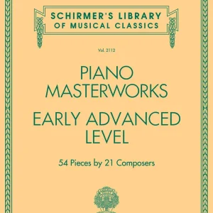 Hal Leonard Piano Masterworks Early Advanced Level - Piano - Book Jusqu'à Épuisement Des Stocks