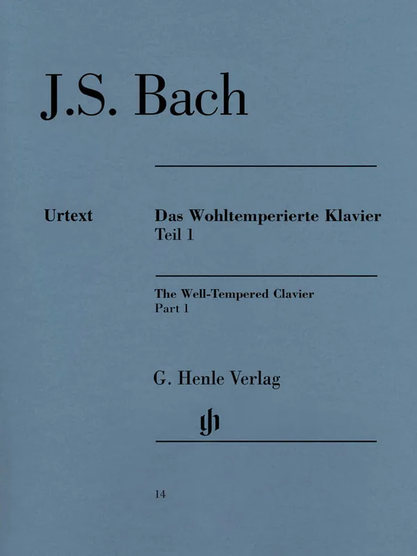 G. Henle Verlag The Well-Tempered Clavier Part I, BWV 846-869 (With Fingering) - Bach/Heinemann/Schiff - Piano - Book Offre Du Jour