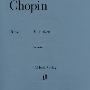 Paiement Sécurisé G. Henle Verlag Mazurkas - Chopin /Zimmermann /Theopold - Piano - Book