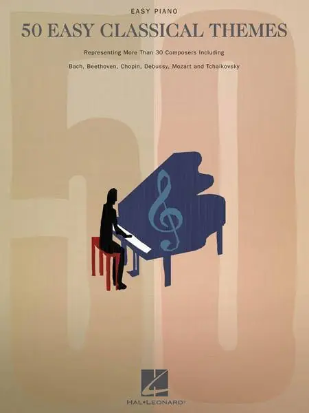 Top Vente Hal Leonard 50 Easy Classical Themes