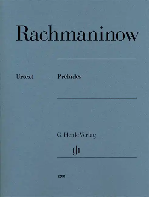 Achat Immédiat G. Henle Verlag 24 Preludes - Rachmaninoff /Rahmer /Hamelin - Piano