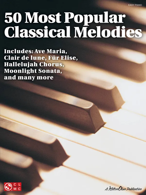 Cherry Lane 50 Most Popular Classical Melodies - Easy Piano - Book Pas Cher