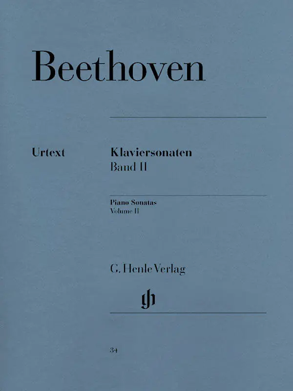 Nouvelle Collection G. Henle Verlag Piano Sonatas, Volume II - Beethoven/Wallner/Hansen - Piano - Book
