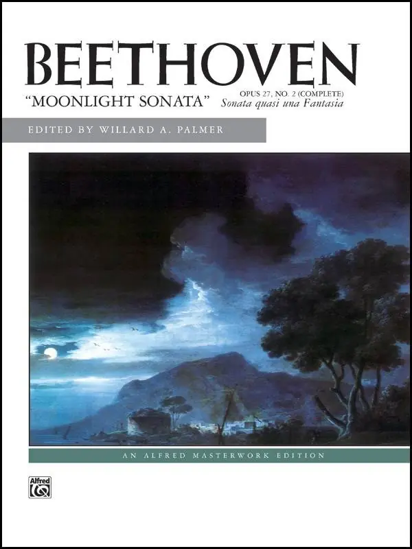 Alfred Publishing Moonlight Sonata, Opus 27, No. 2 (Complete) - Beethoven/Palmer - Piano - Sheet Music Offre Limitée