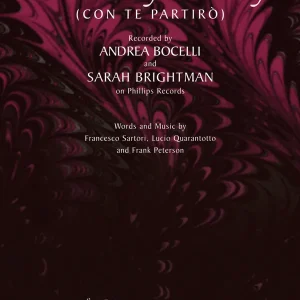 Nouvel Arrivage Hal Leonard Time to Say Goodbye (Con Te Partiro) - Bocelli/Brightman - Piano/Vocal/Guitar - Sheet Music