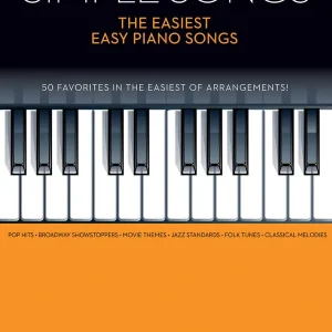 Must-Have Hal Leonard Simple Songs The Easiest Easy Piano Songs - Easy Piano - Book