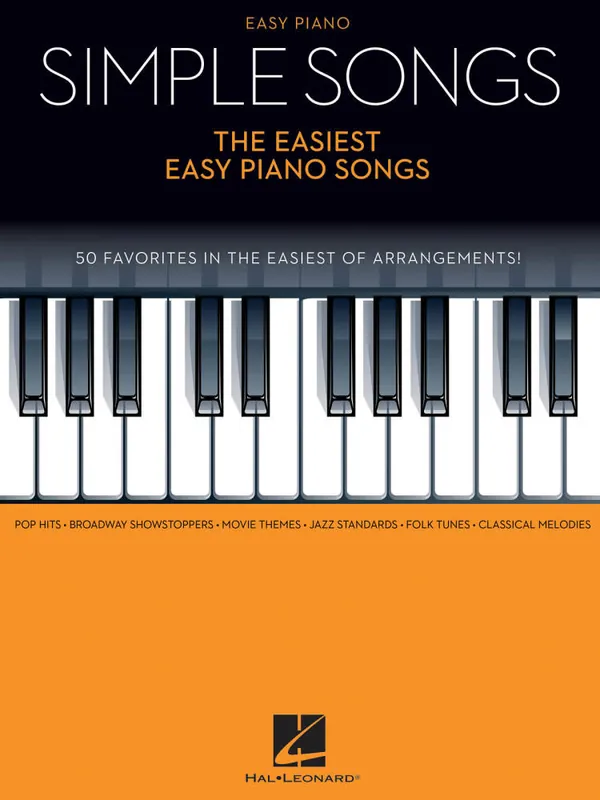Must-Have Hal Leonard Simple Songs The Easiest Easy Piano Songs - Easy Piano - Book