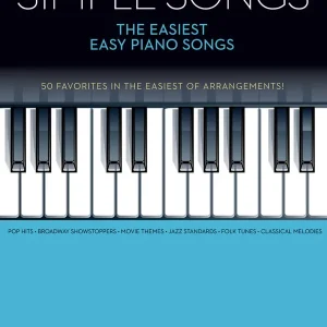 Hal Leonard More Simple Songs The Easiest Easy Piano Songs - Easy Piano - Book Dernière Chance