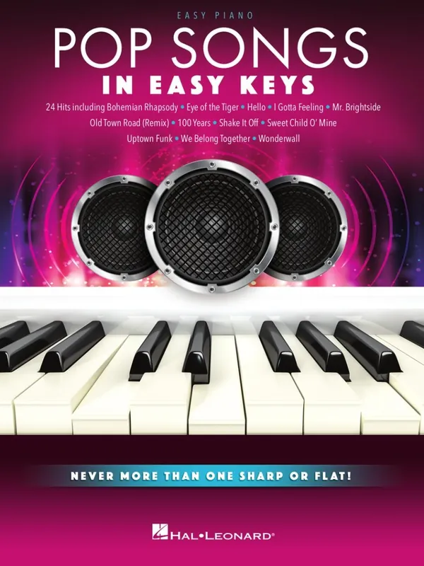 Dernier Modèle Hal Leonard Pop Songs In Easy Keys - Easy Piano - Book