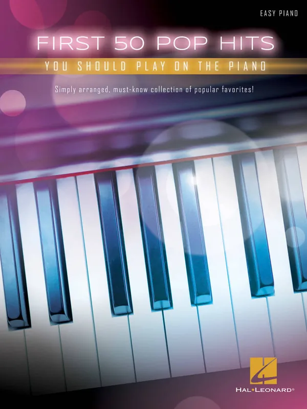 Prix Bas Hal Leonard First 50 Pop Hits You Should Play on the Piano - Easy Piano - Book