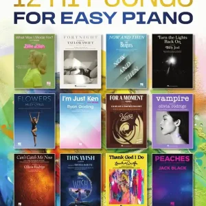 Hal Leonard 12 Hit Songs for Easy Piano - Book Meilleure Vente