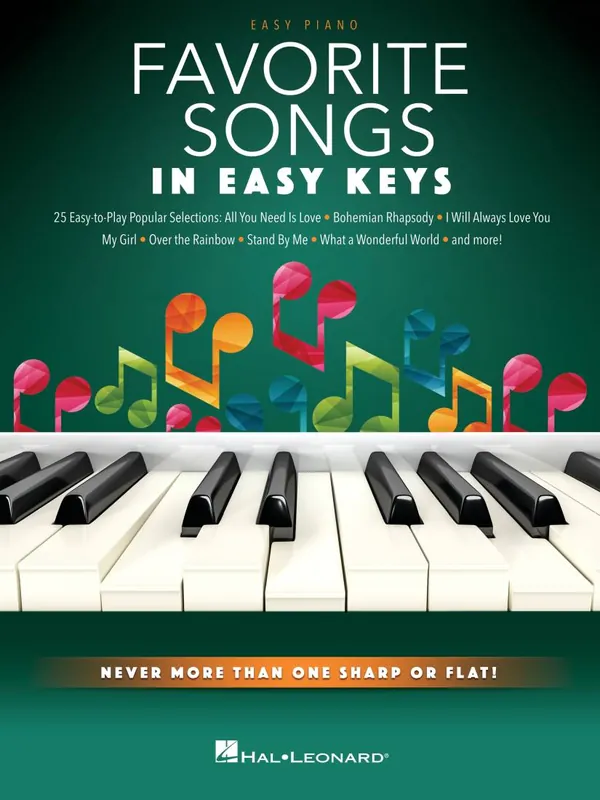 Hal Leonard Favorite Songs In Easy Keys - Easy Piano - Book Paiement Sécurisé
