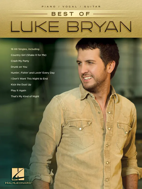 Prix Promo Hal Leonard Best of Luke Bryan - Piano/Vocal/Guitar - Book