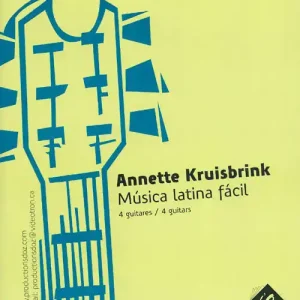 Les Productions d‘Oz Musica latina facil - Kruisbrink - Classical Guitar Quartet - Score/Parts Commander Vite