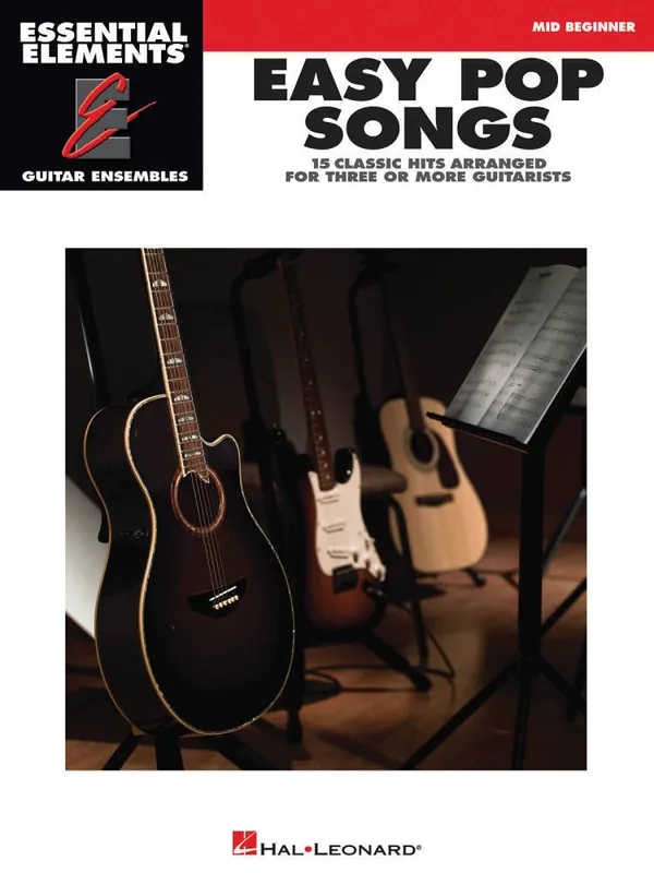 Marque Hal Leonard Easy Pop Songs Essential Elements Guitar Ensembles - Book